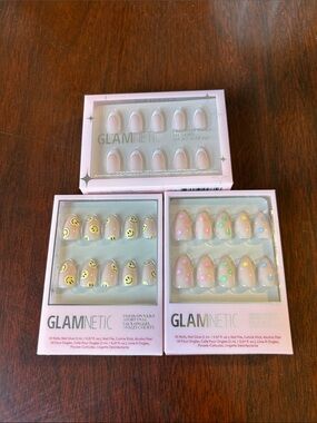 GLAMNETIC Press-On Nails - 3 Pack